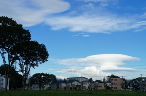 台風一過の朝の雲、、、 台風一過の朝の雲、、、