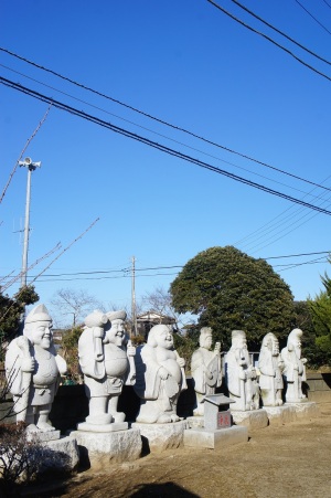 きょうは、七福神に、お会いしました。
