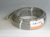 「5D-2V 20m 両端M型コネクター付」、注文 「5D-2V 20m 両端M型コネクター付」、注文