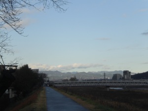 八王子は、、　山が近いです。